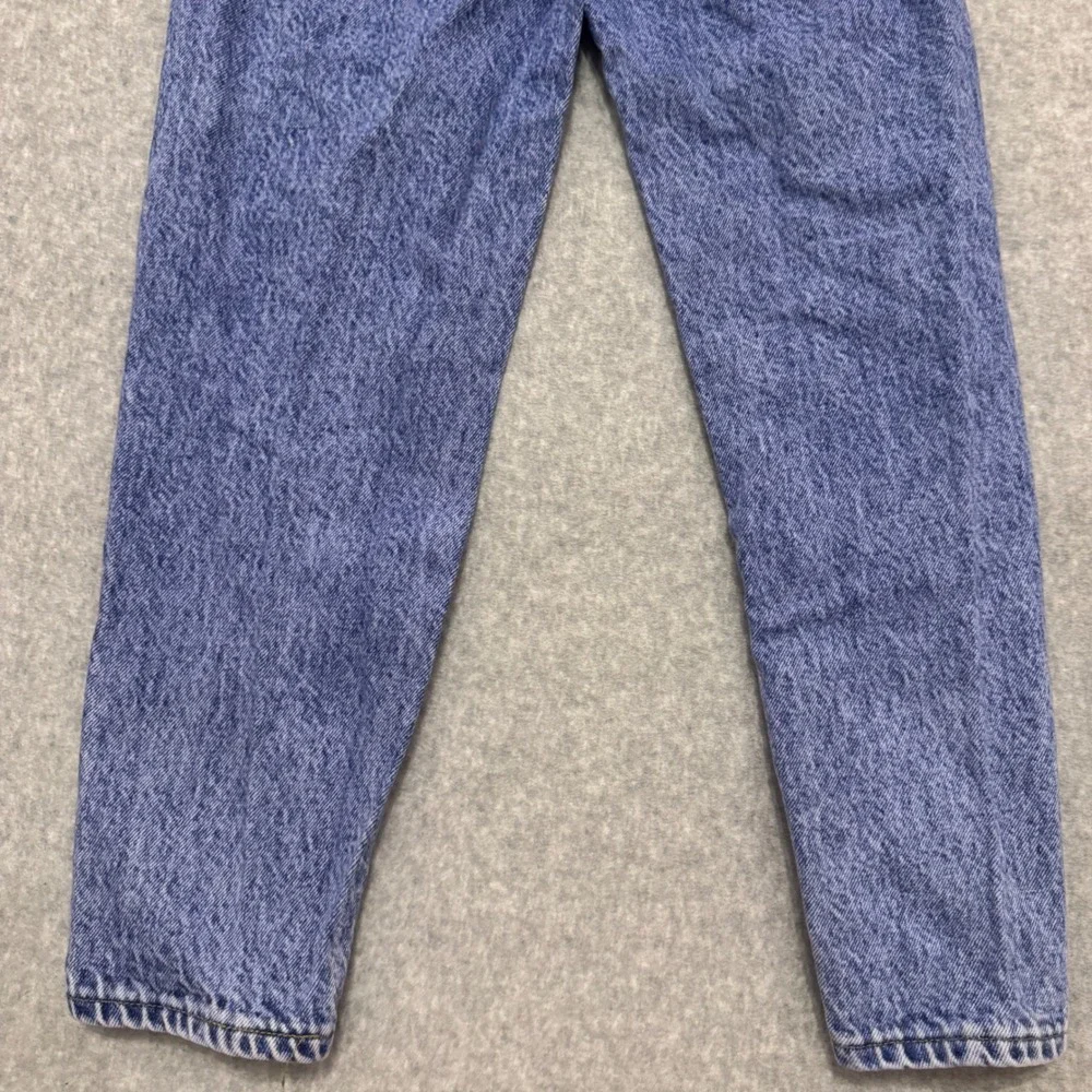 Vintage Lee Riders‎ High Waisted Mom Jeans Acid Wash Blue Tapered Leg 24 Waist